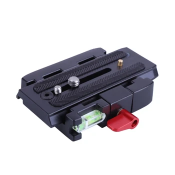 

Quick Release Plate Adapter QR Plate Aluminum Alloy for Tripod Manfrotto Q5 501 500AH 701HDV 503HDV