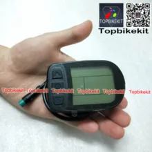 KT LCD5 ekran 24V / 36V / 48V KT-LCD5 ekran ölçer kontrol paneli 5Pins Julei su geçirmez fiş