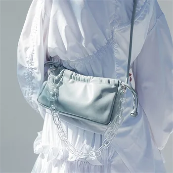 

2020 Woman Bags Summer Envelope Solid Color Magnetic Buckle Fold Hand Formulation Stick Package Single Shoulder Armpit Bag