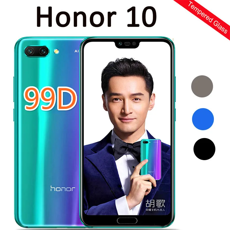 

Защитное стекло для Huawei Honor 10, закаленное стекло на honor 10 COL-L29, Защитная пленка для экрана 10 Lite 5,84 дюйма