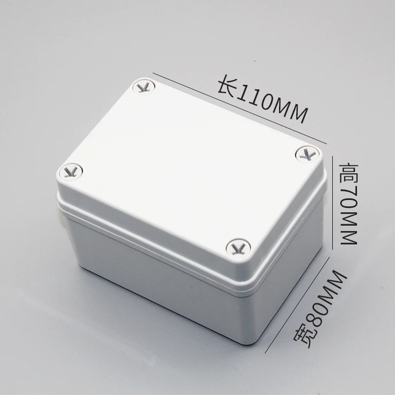 ABS waterproof junction box IP68 for PCB outdoor electrical plastic enclosures transparent 110x80x40mm 110x80x70mm electronic enclosure case electrical junction box electrical box
