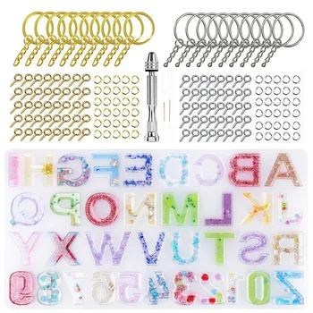 

Letter Resin Mold Backward Alphabet Silicone Mold Is Used to Make Resin Key Chains, Pendant Jewelry, Epoxy Crafts
