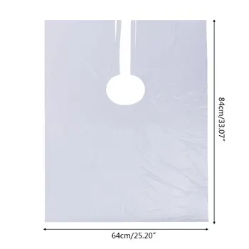 

50 Pcs Hair Cutting Cape Disposable Hair Salon Capes Haircut Apron Barber Tools 896D