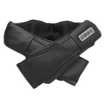 

U Shape Neck Shoulder Massager With Heat Shiatsu Back Relax Massager Deep Tissue Kneading Pillow Massage Electric Full Body Mass