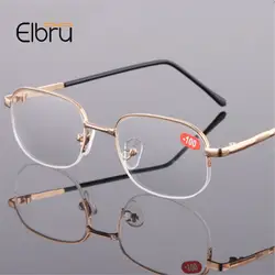 Elbru близорукие очки для близоруких женщин, мужские роскошные золотые оправы, очки унисекс-1,0-1,5-3,5-4,0