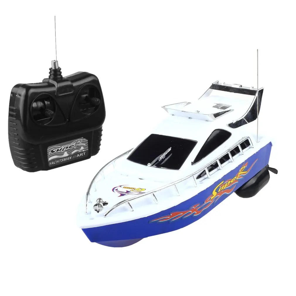 

RC Speedboat Super Mini Electric Remote Control High Speed Boat Ship 4-CH RC Boat Game Toys Children Toy Gift
