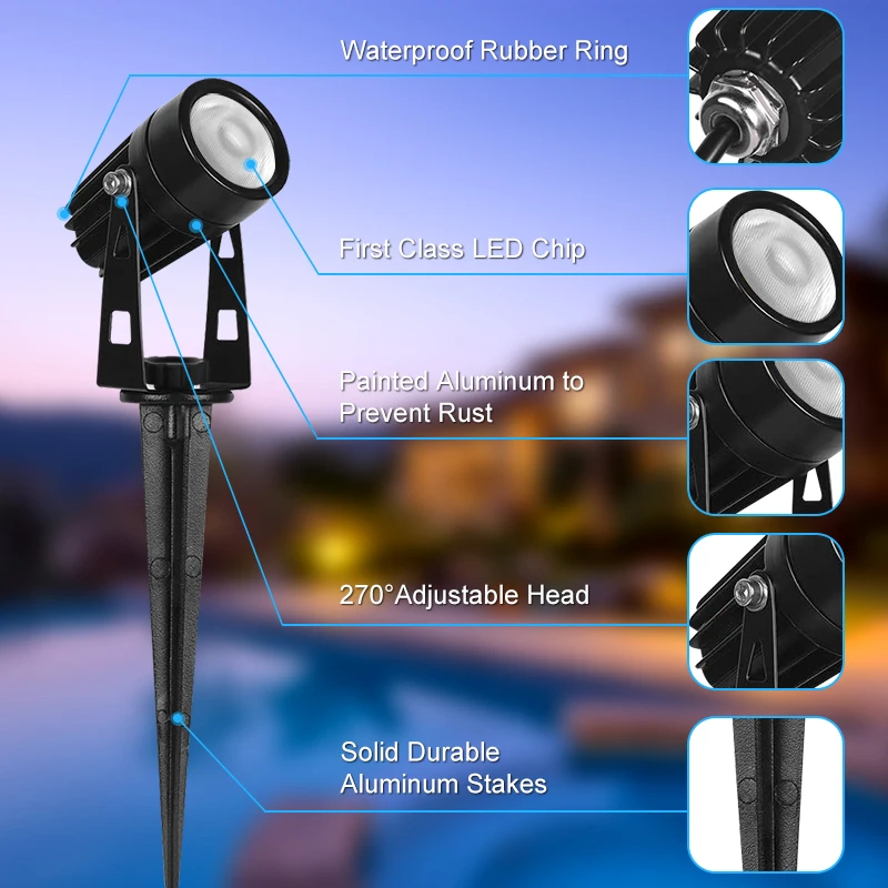 US $37.07 1 TO 4 RGB Outdoor Solar Landscape Light LED IP65 Waterproof Solar Lamp Automatic OnOff Solar Wall Light Garden Patio Lawn Lamp