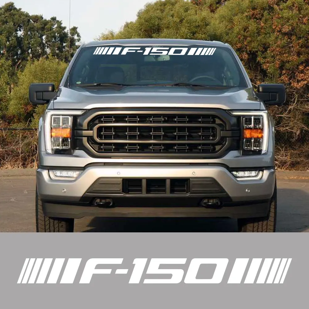 PickupFrontWindshieldStickersForFordF150RaptorTruckGraphics
