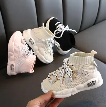 

Children Casual Shoes Girls Sneaker For Running Boys Casual Sport Shoes Outdoor Anti-Slippery Knitted Kids Socks Shoes Sneakers