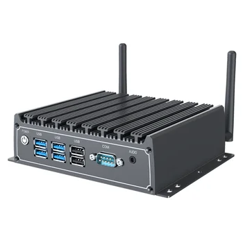 Kaufen TOP Intel Core I7 4500U Mini PC Fanless Industrie Desktop-Computer Mit Windows 10 Linux 4 * USB 3,0 2 * Lans VGA DP 4K HD HTPC WIFI