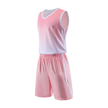 

Basketball uniform suit men's custom gradient color basketball uniform jersey training sports vest