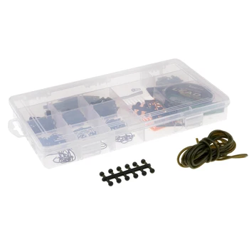 

Safety Lead Clips Swivels Sleeves Lead Core Fishing Line Fishing Tackle Box Fishing Combo
