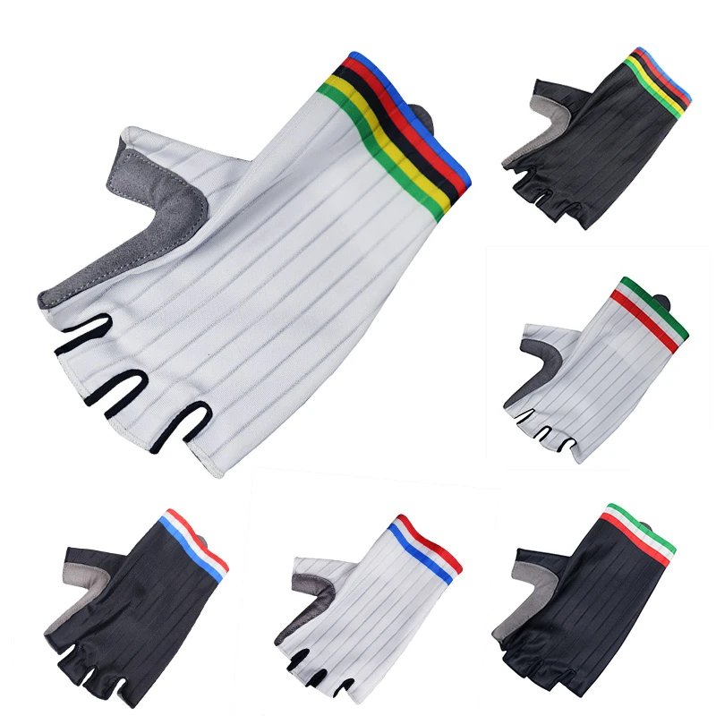 Guantes de profesionales Aero para hombre y mujer, guantes ligeros de dedo antideslizantes a prueba de golpes bicicleta de carretera, novedad|Guantes de ciclismo| - AliExpress