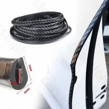 

5m Universal Car Door Edge U Shape Anti-scratch Trim Strip Protector Sticker DIY Car Styling Accessories