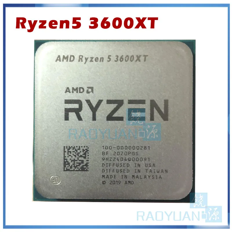 Процессор AMD Ryzen 5 3600XT R5 3 8 ГГц шестиядерный двенадцатипоточный ЦПУ 7 нм 95 Вт L3 = 32M