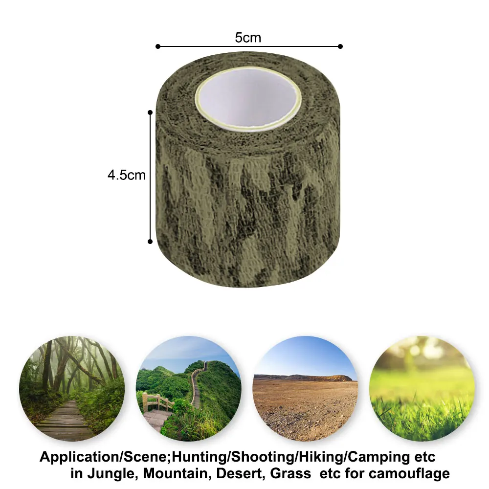Outdoor camouflage non-woven self-adhesive elastic... – Vicedeal
