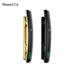 Hawatt – serrure de porte électronique à empreintes digitales, verrou de sécurité intelligent sans clé avec déverrouillage par carte de mot de passe 