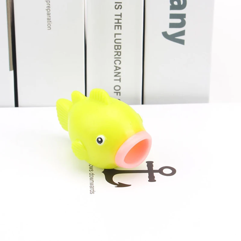 Huilong необычный мультфильм ПВХ язык маленькая рыбка кукла игрушка креативная сжимающая декомпрессия вентиляционное отверстие ребенок подарок игрушка мягкий слизи