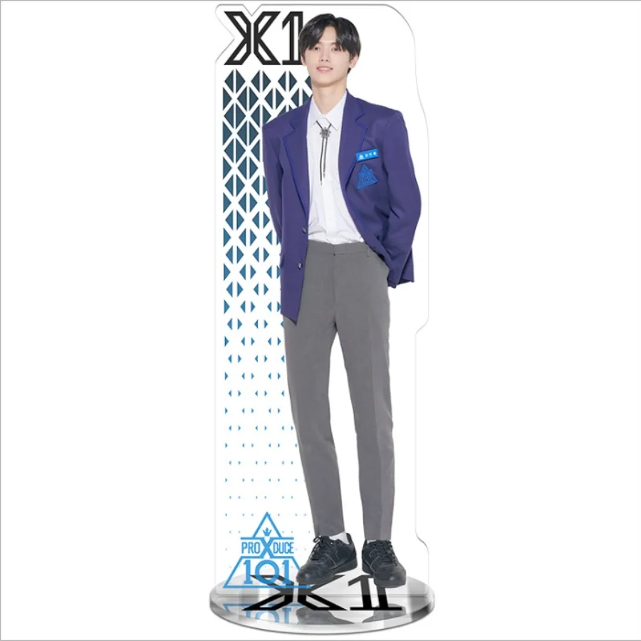 Kpop X ONE Standing Action Table Decor Song Hyeong Jun Son Dong Pyo Acrylic Standee Action Figure Doll 22cm Produce x 101