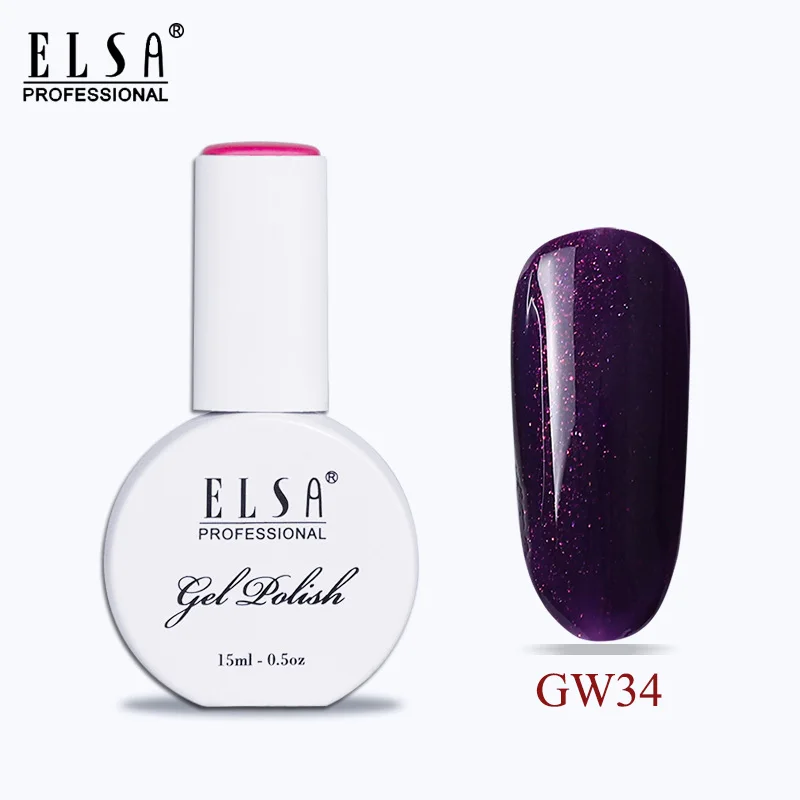 GW84 Elsa 15 мл УФ-гель для ногтей Топ УФ светодиодный Гель-лак для ногтей Гибридный 120 цветов впитывающий Гель-лак для ногтей - Цвет: GW84