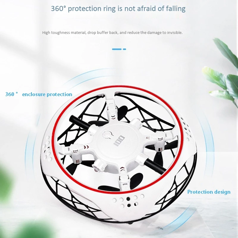 Горячая 3C-UFO Дрон инфракрасный зондирующий контроль RC четыре ротора Чувствительная высота, чтобы держать мини интеллектуальный датчик светодиодный самолет подарок ребенку