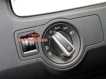 

Matte CHROME HEAD LIGHT SWITCH FOR VW Scirocco Touran CC EOS JETTA GOLF MK5 MK6