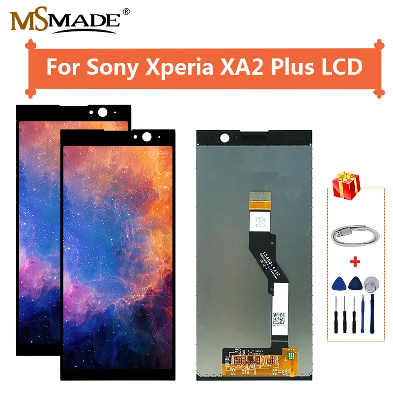 

6.0" Original For Sony Xperia XA2 Plus LCD Display Touch Screen Digitizer Assembly Parts Free Shipping For XA 2 PLUS LCD