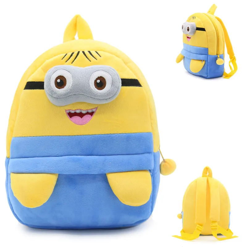 As Picture Новая Милая Детская плюшевая сумка с синим слоном Mochila Infantil, плюшевая сумка средней длины Borsa Bambina Bolsa Minnie От 3 до 5 лет, Детская сумка «peluche» - Цвет: As Picture