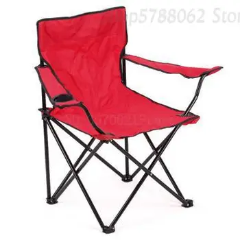 

Large size Armchair Folded Lunch Break Chair Heavy Duty Lunch Break Chair Oxford Steel Skeleton Bearing 85kg with bag