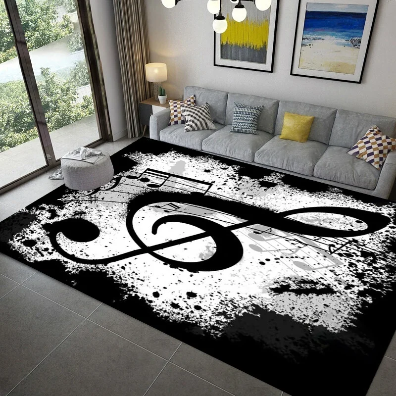 2021 3D Music Note Non Slip Entrance Door Bathroom Mat Indoor Carpet kitchen bedroon Living Room Floor mats Doormat Decor | Дом и сад