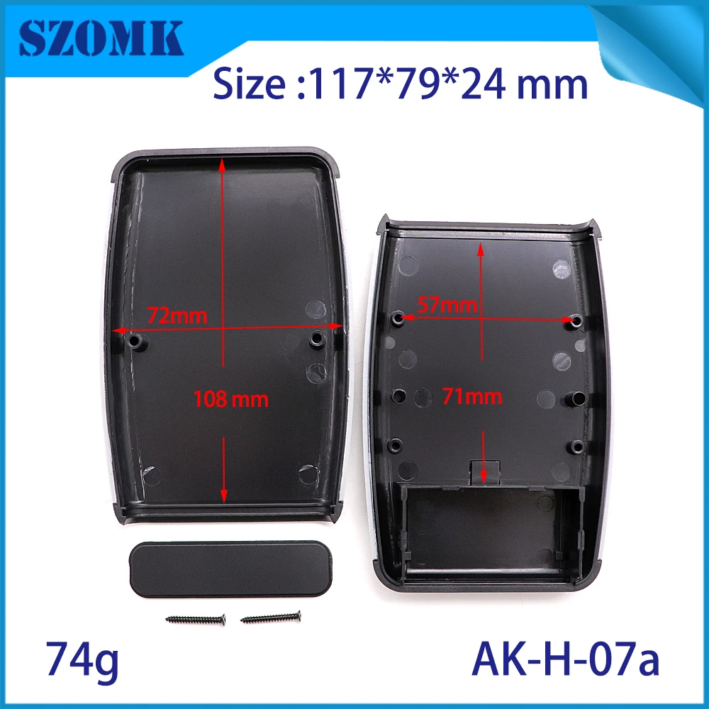 szomk handheld plastic box for electronics instrument housing plastic enclosure for pcb design junction box device project box (9)
