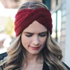 Winter Warmer Ear Knitted Headband Turban For Women Crochet Bow Wide Stretch Solid Hairband Quality Headwrap Hair Accessories ► Photo 2/6