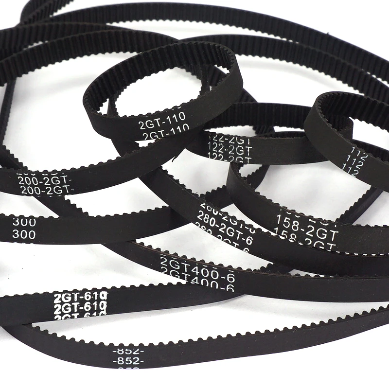 6MM width belt GT2 closed loop rubber 2GT timing 610 634 640 760 mm Length For DIY creatliy Ender3 Cr10 3d printer