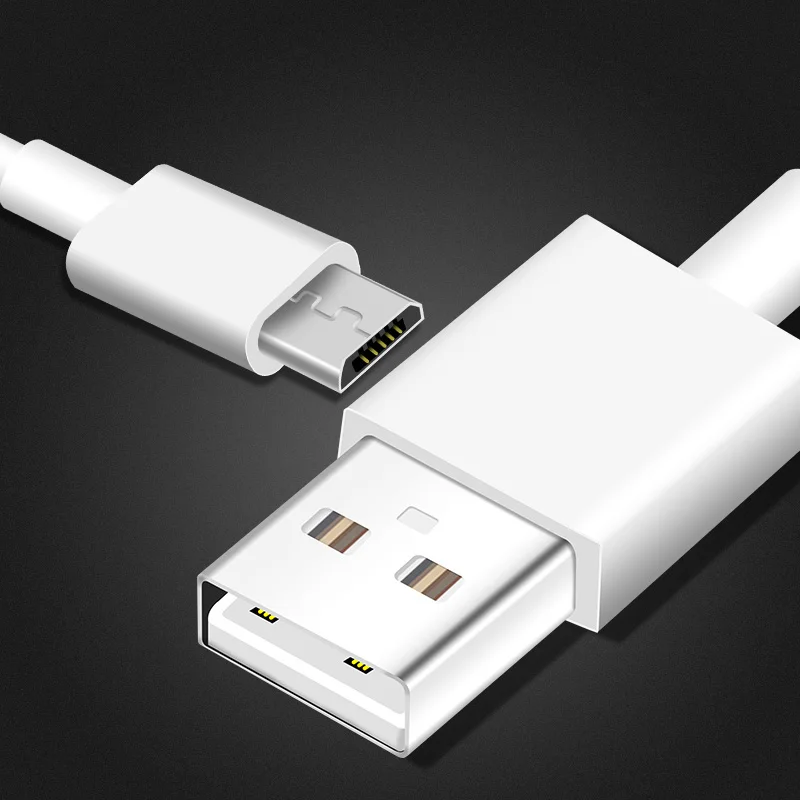 Для оригинального XIAO mi Cable mi cro 2A USB кабель для быстрой зарядки для Xiaomi mi 1s 2 2s 3 4S Max Red mi 2s 3s 3X4 4A 5 6 Note 2A 3 4 4X - Цвет: Only one white cable