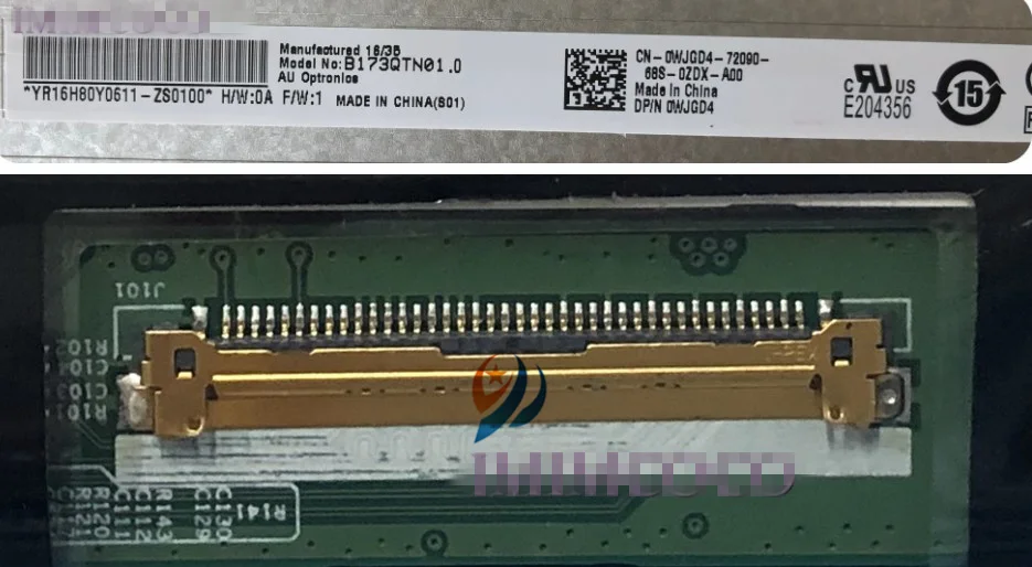 17,3 ''QHD 120 Гц 72% цветной ЖК-экран для ноутбука B173QTN01.0 подходит для B173QTN01.2 B173QTN01.4 для Aorus X7 v7 Dell Alienware M17 R4 2560