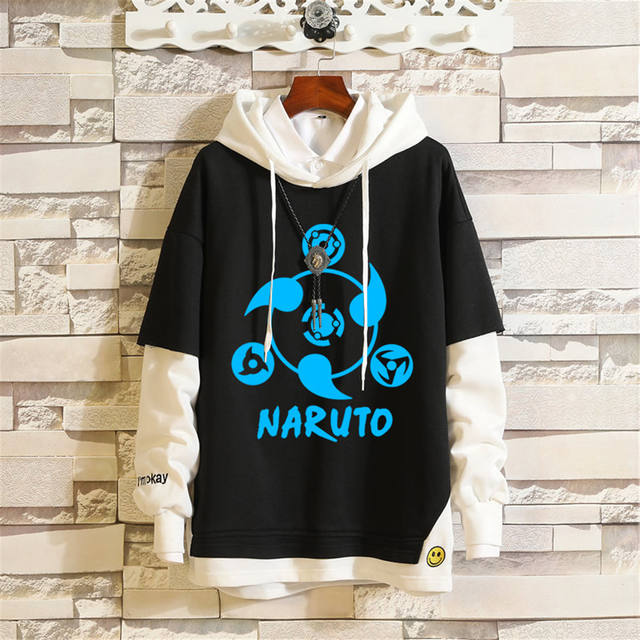 NARUTO THEMED PULLOVER HOODIE (8 VARIAN)