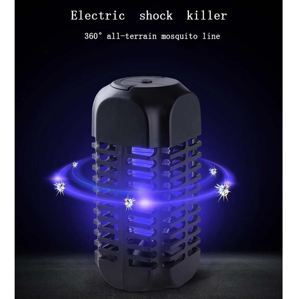 ЕС США Plug электронные лампы против насекомых Летающий убийца насекомых электрическая ловушка светодиодный фонарь лампа USB