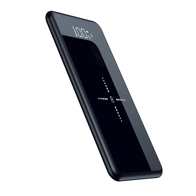 Внешний аккумулятор для Xiaomi Mi 10000 мА/ч, внешний аккумулятор, внешний аккумулятор 10000 с двойным usb-выходом для iPhone xs max xr 6 7 6s