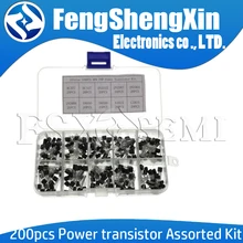 10 wartość 200 sztuk BC337 BC327 2N2222 2N2907 2N3904 2N3906 S8050 S8550 A1015 C1815 tranzystor zestaw asortymentowy tranzystory Box pakiet(China)