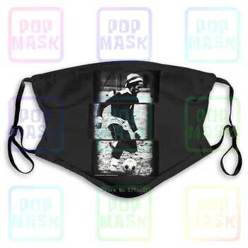 

Anti Pollution Mask Bob Marley Soccer 77-Rasta-T Irie, Replaceable Filter Anti-PM2.5