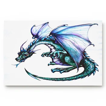 

Colored Dragon Animal Wings Modern Bathroom Accessories Non-slip Doormat Living Room Kitchen Doormat