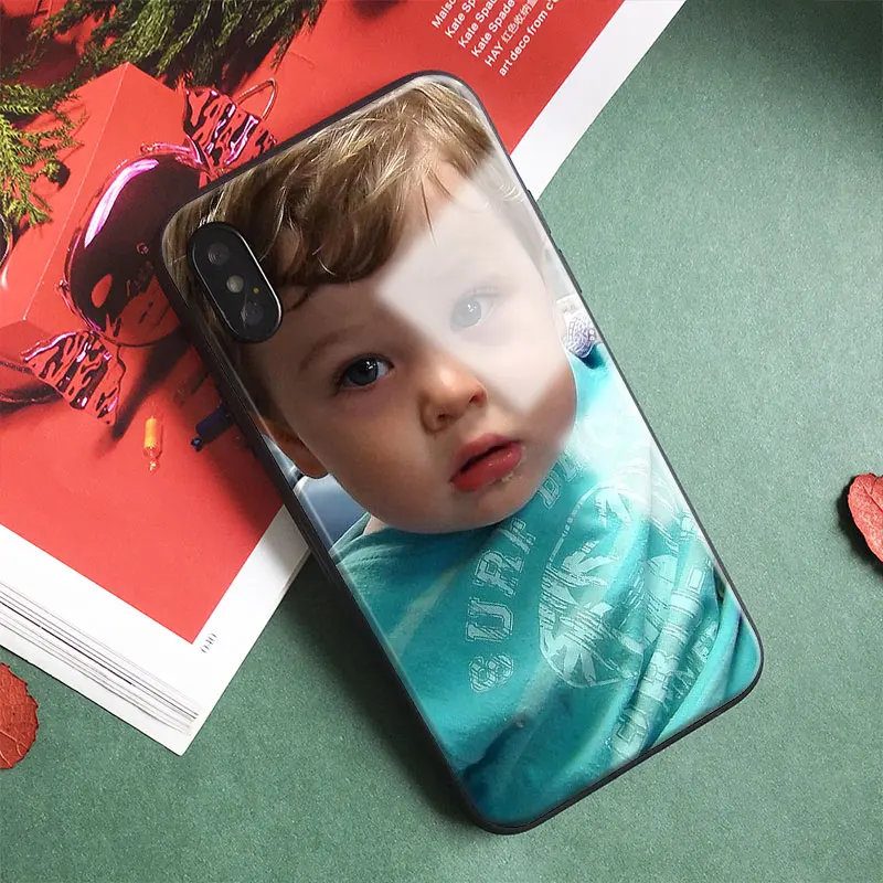 Diy индивидуальные фото на заказ Печать стекло мягкий чехол для телефона Apple iPhone 6 6s