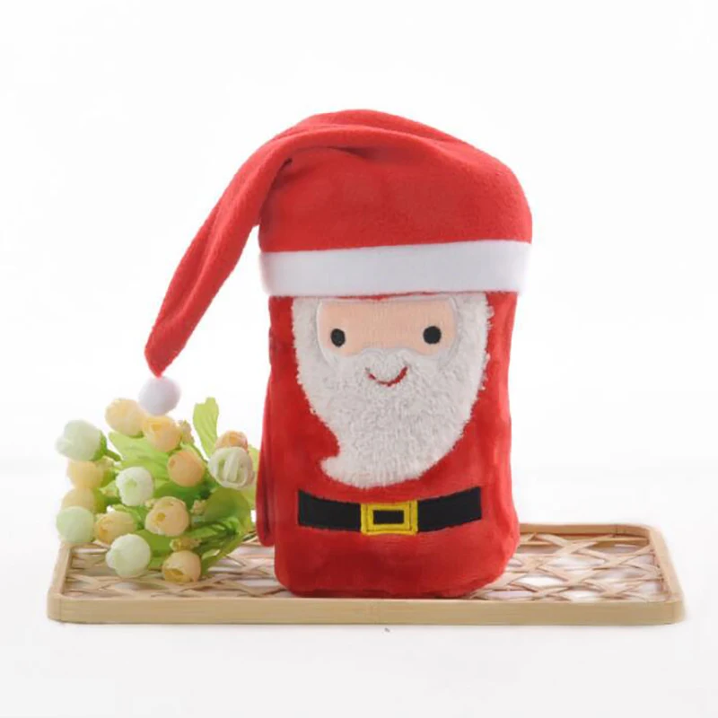 Details about   Christmas Blanket Throw Pillow Santa Claus Shaped Coral Soft Fleece Blankets SH 