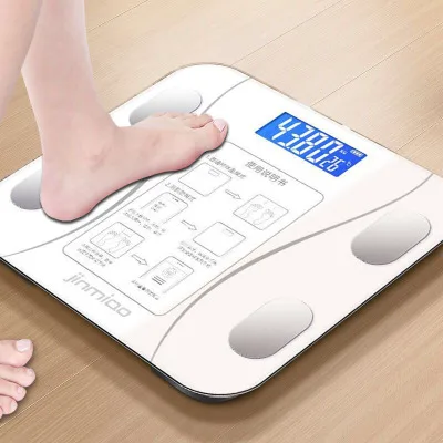 Бытовые весы для взвешивания, композиция, весы для ванной комнаты светодиодный электронный цифровой Вес, весы для жира, умный
