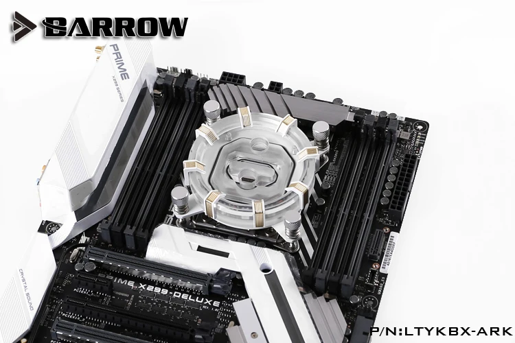 Bloco de água da cpu do carrinho