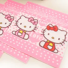 Katie KT Cat салфетка с принтом многоцветный обеденный коврик очки Цветочная композиция бумага розовый hello kitty свадебная бумага