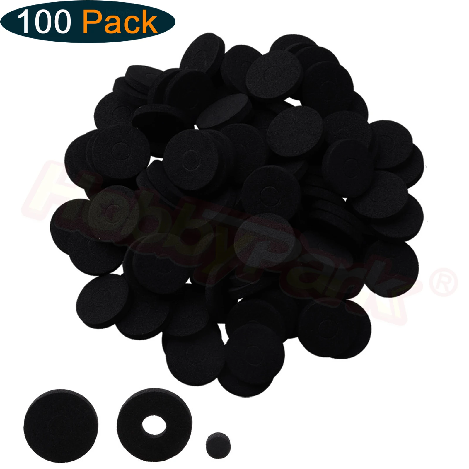 

100pcs RC Body Washers (Foam) for All 1/8 1/10 1/12 Traxxas Redcat Arrma Axial HPI Himoto HSP Exceed RC Car Parts Replacement
