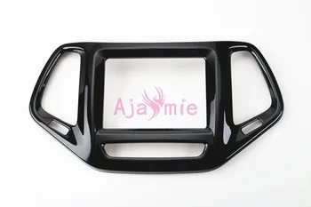 

For Jeep Cherokee 2014-2018 Chrome Car Styling Interior GPS Audio Switch Cover Protector Panel Trim Auto Accessories