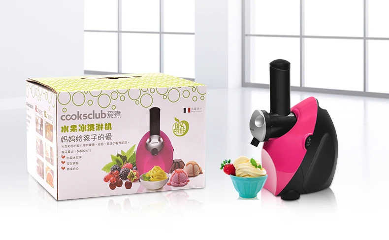 COOKNSHARE Мороженица машина для дома Maquina De Helados Helado Sorveteria Para Hacer Мороженое Замороженные фрукты десерт мягкий