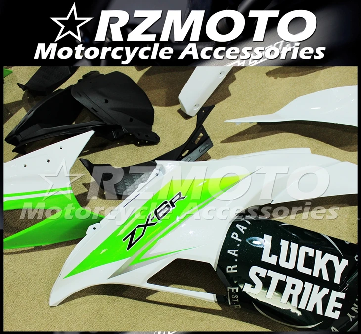 Мотоциклетный обтекатель abs подходит для Kawasaki ZX6R 636 2013- корпусные детали прессформы Магазин № 0538